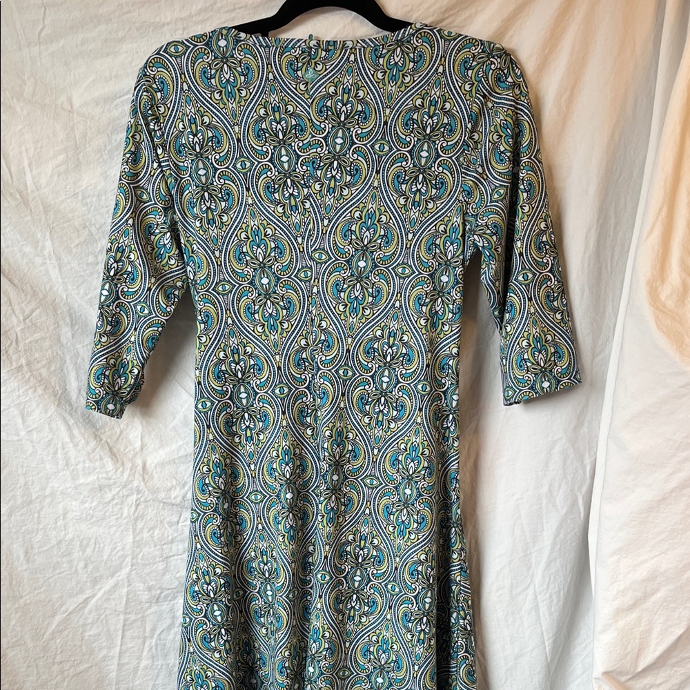 Prana Faux Wrap Dress Size Large - Picture 4 of 11